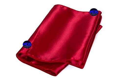 MDS 5 PCS Satin Table Runners 12 x 108 Inch Charmeuse Sateen Silk Table Runner for Indoor Outdoor Wedding Reception Birthday Graduation Party Event Banquet Dining Table Decoration - Ivory