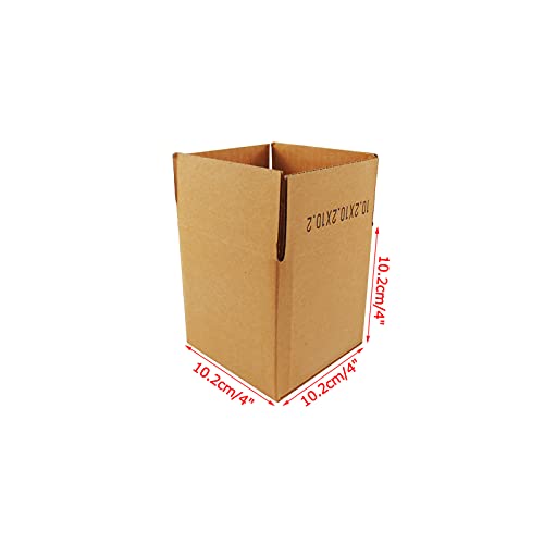 EdenseeLake 40 Pack 10x4x4 inches Shipping Boxes Corrugated Cardboard Boxes for Packing, Mailng, Moving, Brown