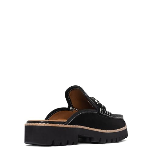 Donald Pliner Women's Elta Mule, Navy-Crinkle Patent, 10