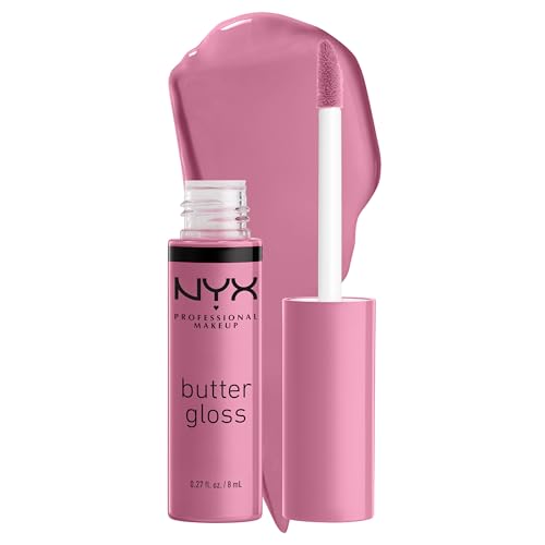 NYX PROFESSIONAL MAKEUP Butter Gloss, Non-Sticky Lip Gloss - Devil's Food Cake (Deep Plum)