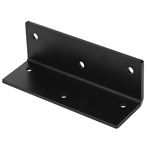 eoere 2 PCS 9" x 3" Heavy Duty Steel L Angle Brackets, Countertop Support Fireplace Mantel Brackets, 3/16" Thickness, Max Load 300 lbs