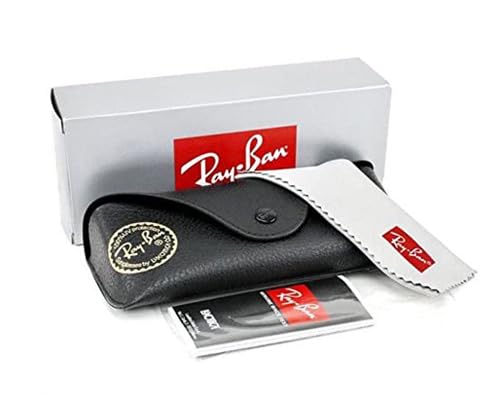 Ray-Ban RB4165 JUSTIN 601/8G 51M Rubber Black/Grey Gradient Sunglasses For Men+ BUNDLE with Designer iWear Care Kit