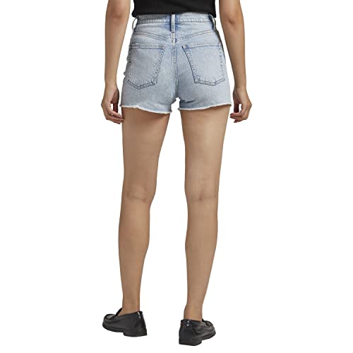 Silver Jeans Co. Women's Highly Desirable High Rise Short, Med Wash RCS271
