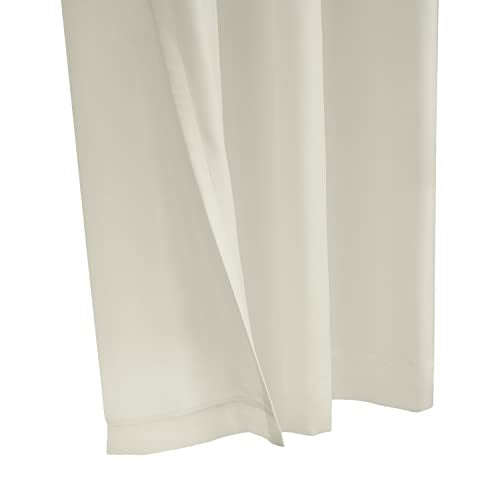 Loft Living Rhythm Lined Grommet Curtain Panel 54" x 63" in Ivory