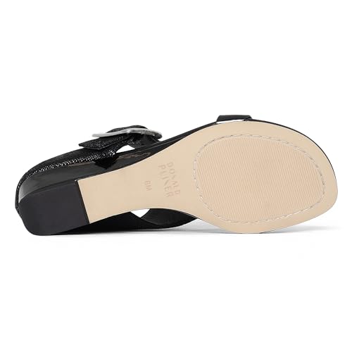 Donald Pliner Women's Casual Low Wedge Sandal, Saddle, 10