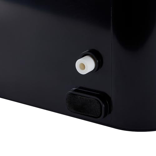Amazon Basics 500-Watt Ceramic Small Indoor Space Heater, Personal Mini - 3.4 x 5.8 x 6 Inch, Black