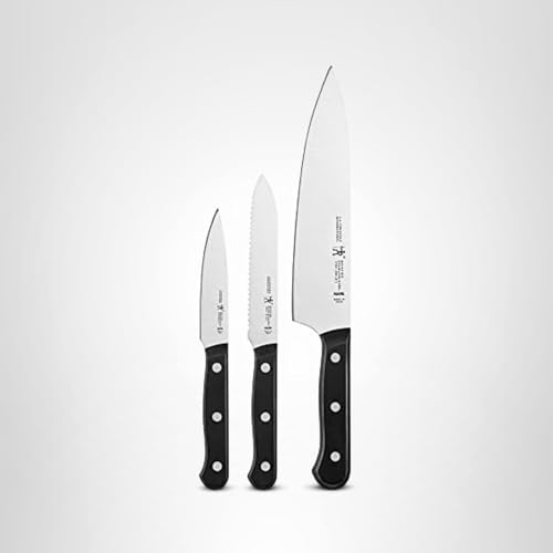 HENCKELS Solution Razor-Sharp 3-pc Starter Knife Set, German Engineered Informed by 100+ Years of Mastery