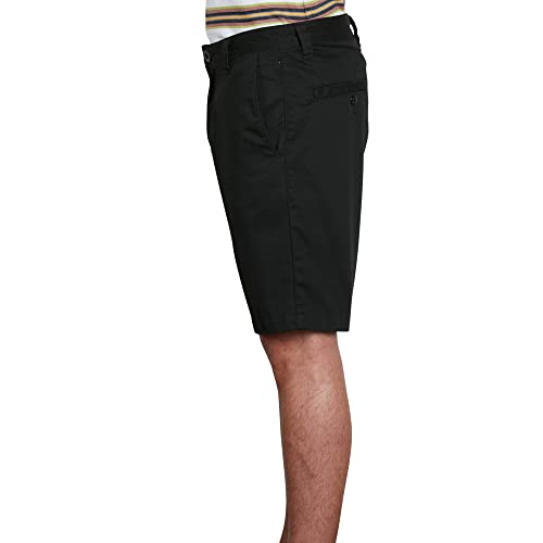 Volcom Men's Frickin Drifter 20" Chino Walk Short, Black-New, 28