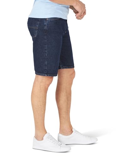 Wrangler Authentics Men's Classic Relaxed Fit Five Pocket Jean Short, Dark Rinse, 52