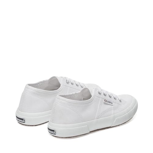 Superga unisex adult S000010 Sneaker, White, 11 Women 9.5 Men US