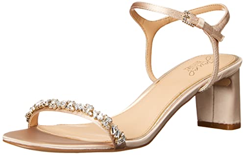 Jewel Badgley Mischka Dagny Strappy Low Block Heel