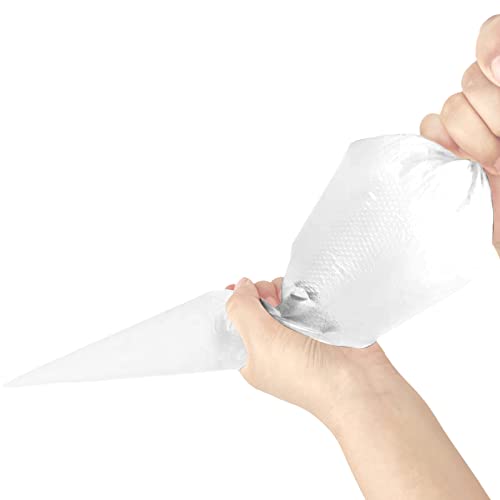 AMBESTAR 18 Inch Tipless Piping Bags for Royal Icing, Extra Thick Anti Burst Decorating Bags Butter Cream Cookies Decoration, Perfect for Professional Baking Lover