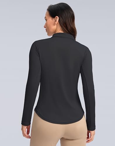 Women's Golf Shirts Lightweight UPF 50+ Long Sleeve Shirts UV Protection Quick Dry Cool Polo Shirts for Women Work Outdoor(Rose, XXL)