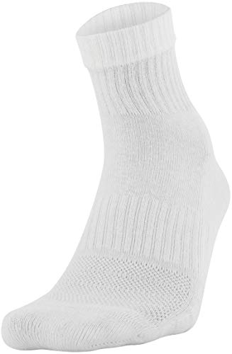 Under Armour Adult Training Cotton Quarter Socks, Multipairs , White (6-Pairs) , Large