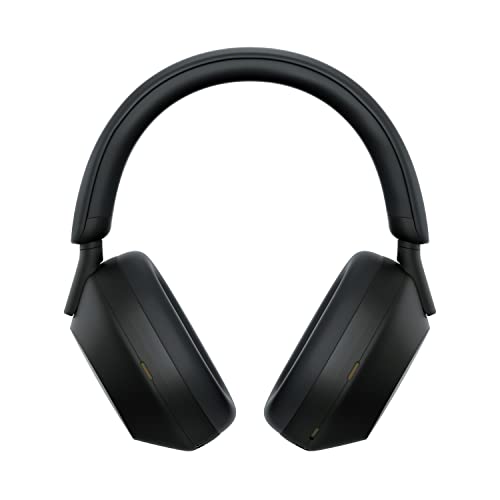 Sony WH-1000XM5 The Best Wireless Noise Canceling Headphones, Made Of Soft Fit Synthetic Leather, Integrated Processor V1, With 4 Beamforming Microphones, Up To 30-Hour Battery Life, Black
