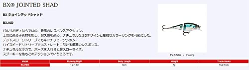 Rapala Balsa Xtreme Jointed Shad 06 Firetiger