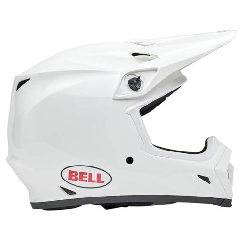 BELL MX-9 MIPS Dirt Helmet (Gloss Jackal Hi-Viz Green/Purple - Medium)