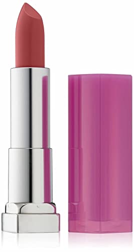Maybelline Color Sensational Lipstick, Lip Makeup, Cream Finish, Hydrating Lipstick, Nude, Pink, Red, Plum Lip Color, Rose Embrace, 0.15 oz; (Packaging May Vary)
