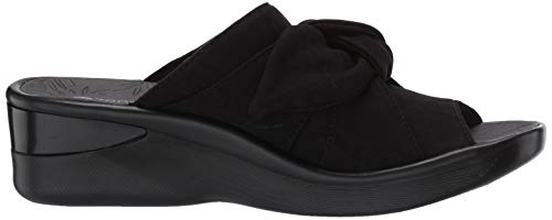 BZees Womens Smile Black Slingbacks 8.5 M