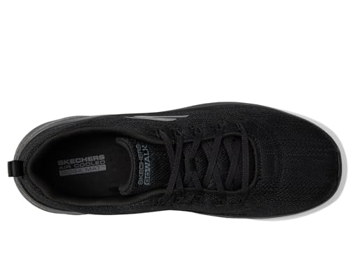 Skechers Women's GO Walk Flex-Striking Look Sneaker, Black, 12