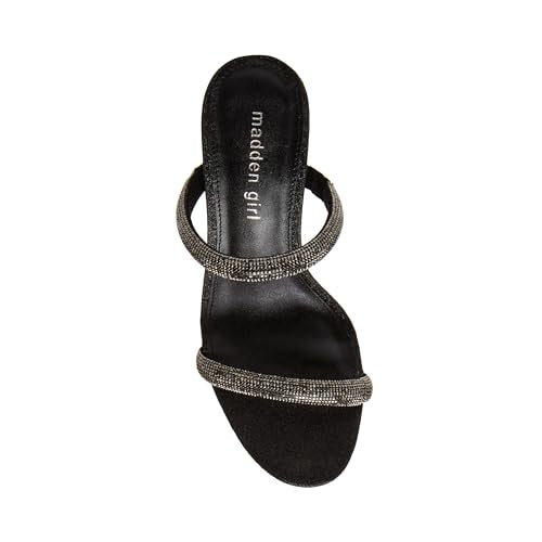 Madden Girl Women's Beauty-R Heeled Sandal, Black Multi, 6