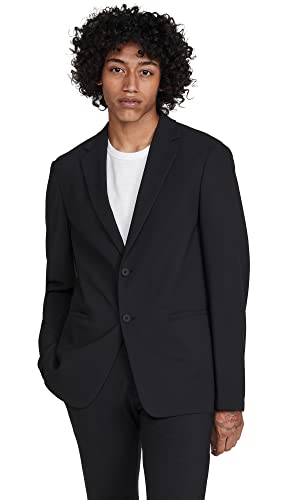 Theory Men's Clinton Precision Ponte Blazer, Black, 36