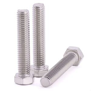 3/8-16 x 3-1/2" Hex Head Bolt Screw (3/8" to 6" Available), 304 Stainless Steel 18/8, Hexagon Head Bolt Screw, Fully Threaded, Coarse Thread, 6 pcs