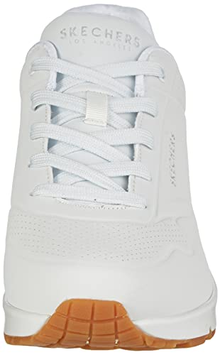 Skechers Women's Uno-Stand on Air Sneaker, Black/White, 9