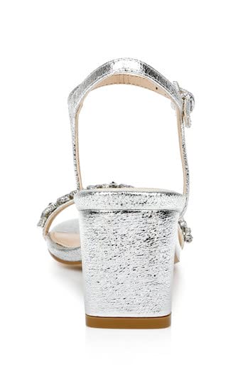 Jewel Badgley Mischka Dagny Strappy Low Block Heel