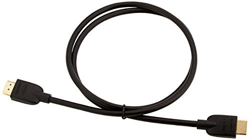 Amazon Basics High-Speed 4K Ultra HD HDMI 2.0 Cable / Cord, 15ft / 4.5m, 18 Gbps, 60 Hz, 2160p, 48 bit, male-to-male, Ethernet Ready, 3D, Black