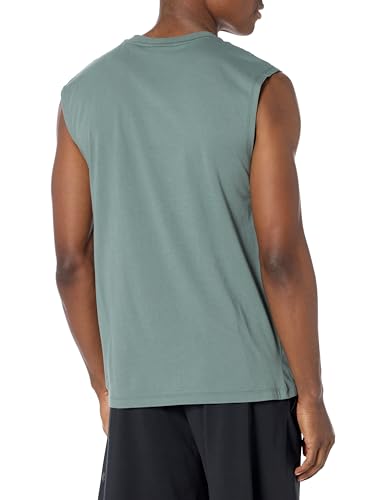 HUGO Center Logo Muscle Tank Balsam Green