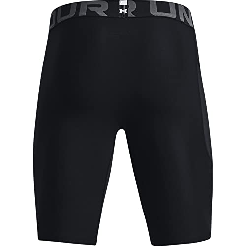 Under Armour Men's HeatGear Pocket Long Shorts , Black (001)/Pitch Gray, X-Large
