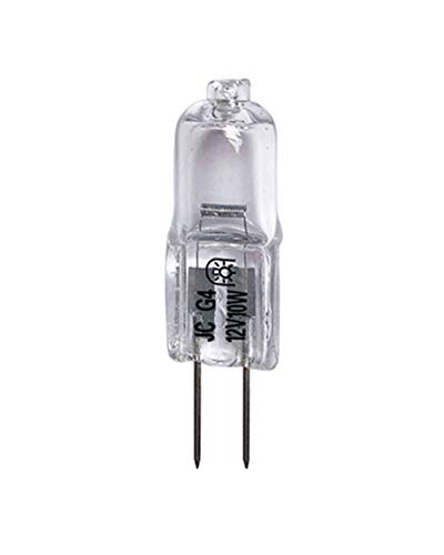 Vstar Q20/G4/CL/12V,10 Watt,T3 JC Type,12 Volt,Clear,G4 Bi-pin Base,Halogen Light Bulb(20 Pack)