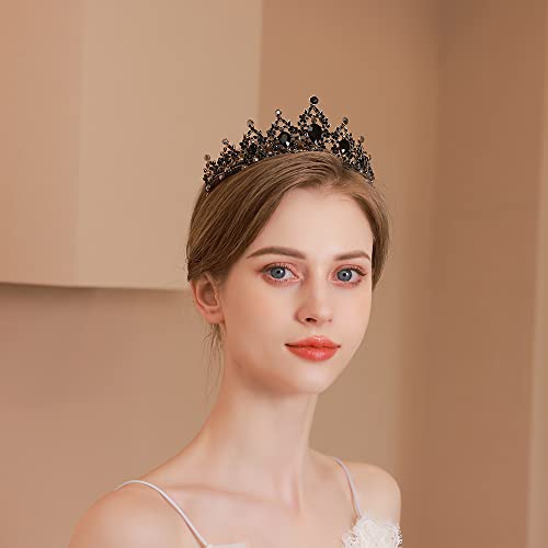 Kamirola - Tiaras Crown for Women Crystal Headbands for Bridal,Wedding and Party Prom Pageant Party,Gothic Halloween Costumes for Women Prom Halloween Accessories…