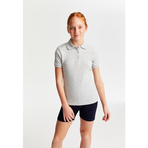 French Toast Girls' Stretch Kick Biker Shorts, Khaki, 4-5