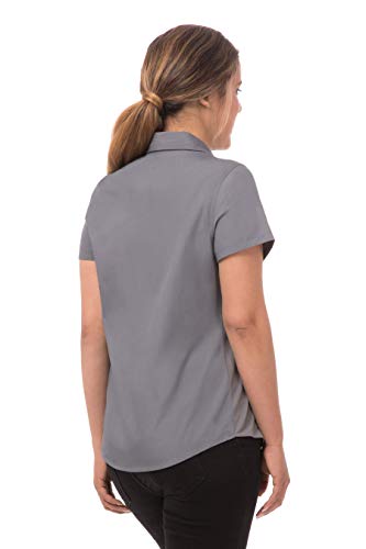 Chef Works Women's Universal Shirt, Grey, X-Small
