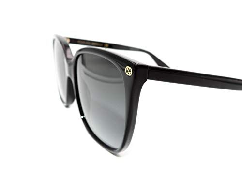 Gucci Women's Lightness Square Sunglasses, Black/Grey, One Size