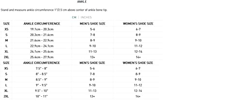 McDavid 195 Ultralight Ankle Brace with Figure-8 Strap, Black, Large