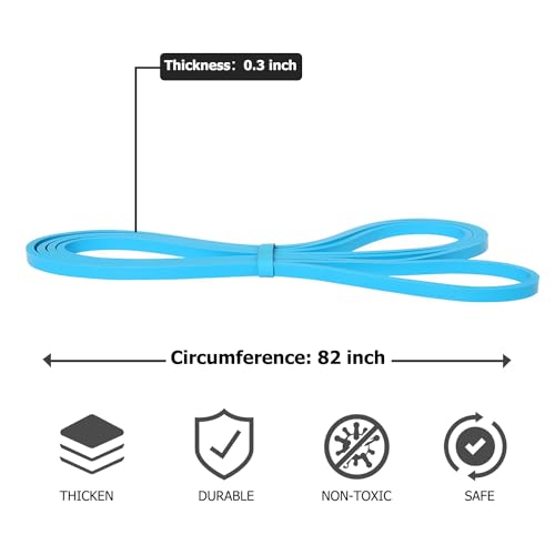 Pull Up Bands, Resistance Bands for Men & Women, Pull Up Assist Bands Exercise Bands Workout Bands for Working Out, Body Stretching, Physical Therapy, Muscle Training - Black