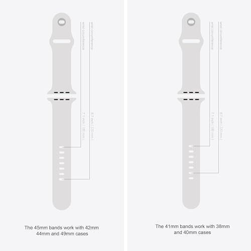 DONEGANI SB Sport Band Compatible with Apple Watch Bands Women Ultra Se 49mm 45mm 44mm 42mm 41mm 40mm 38mm Men series 9 8 7 6 5 4 3 2 1 iWatch Strap Silicone Millennial Pink