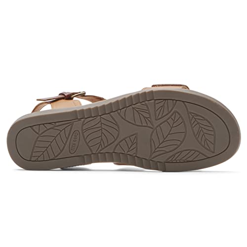 Cobb Hill Women's Zion 2 Piece Sandal, Vanilla Leather, 8.5