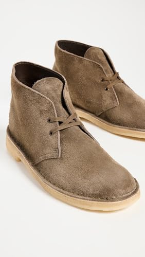 Clarks Men's Desert Chukka Boot, Sand Suede, 12