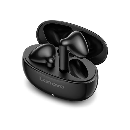 Lenovo E310 True Wireless Stereo Earbuds Bluetooth 5.3 ENC Noise-Cancelling Ear Buds with 13mm Speaker Type-C Charging 20h Battery Life for Music Calls Comfortable Fit Wireless Earbuds - Black