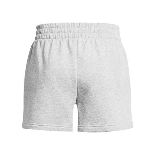 Under Armour Women's Rival Fleece Shorts, (001) Black / / White, X-Small