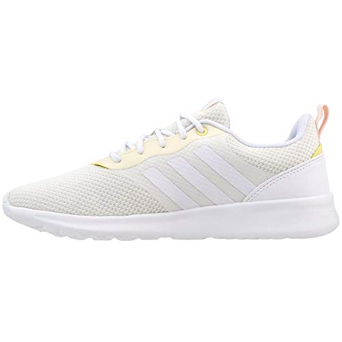 adidas Women's QT Racer 2.0 Running Shoe, White/White/Chalk White, 11
