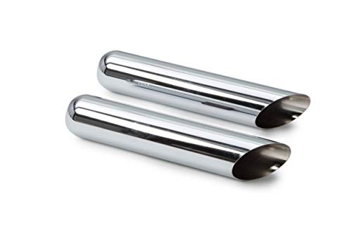 Flowmaster Super 44 Mandrel-Bent Aluminized Dual Truck Exhaust Kit w/Chrome Tips for Silverado, Sierra, F-Series & Ram