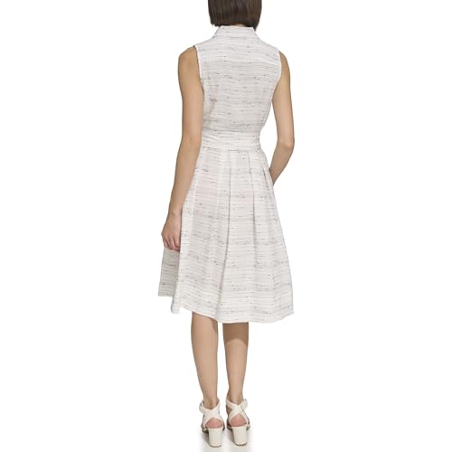 Tommy Hilfiger Women's Dresses,Ivory/Black,2