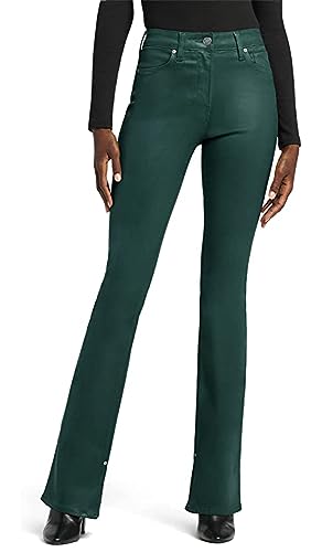HUDSON Jeans Women's Barbara High Rise Bootcut Jean, Coated Moonrock