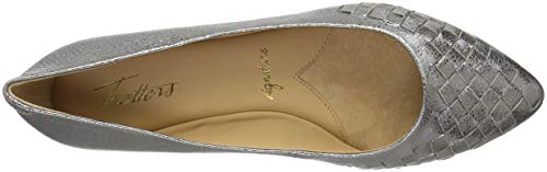 Trotters Women's Estee Woven Ballet Flat, tan, 9 M US