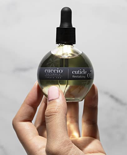 Cuccio Naturale Revitalizing Cuticle Oil - Hydrating Oil For Overnight Cuticle Repair - Remedy Damaged Skin And Thin Nails - Paraben And Cruelty-Free Formula - White Limetta And Aloe Vera - 2.5 Oz